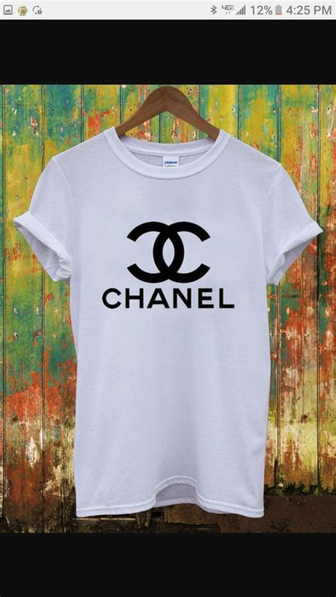 original chanel t shirt|Chanel white pocket shirt.